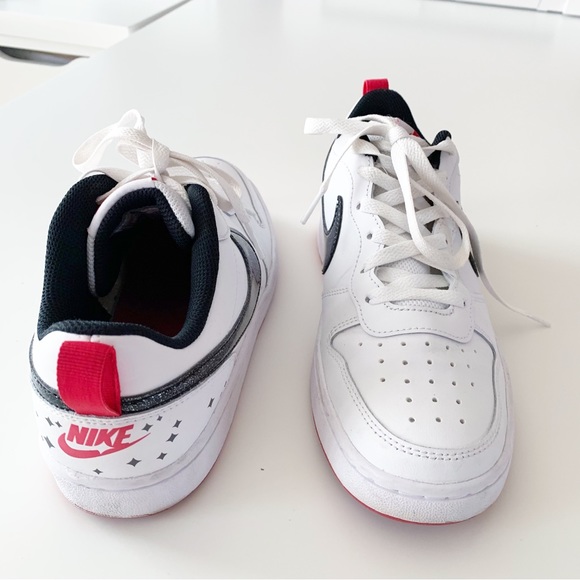 Nike Court Borough Low 2 SE (GS) 'White Very Berry' size 7Y - Picture 5 of 6